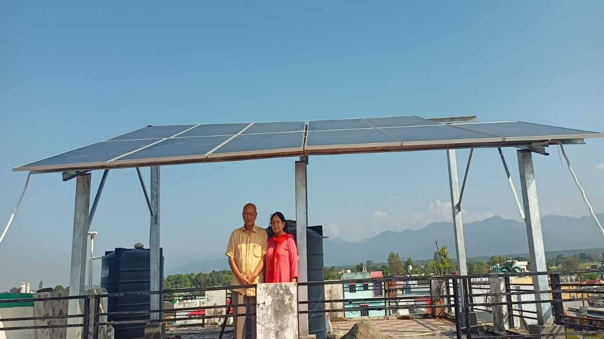 rooftop solar plant installation