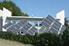 Solar panel installation on a rooftop